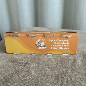 Around the World Brasil Shot Glass Set of 4